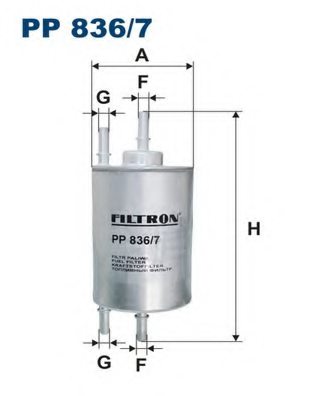 FILTRON PP836/7 Fuel filter